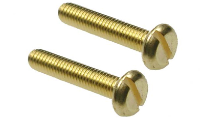 brass pan head screws Din 85