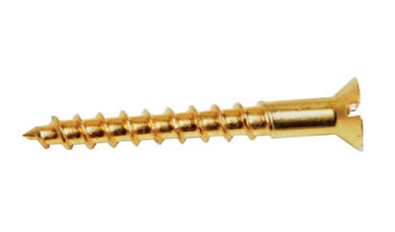 brass slotted csk flat head screws din 963