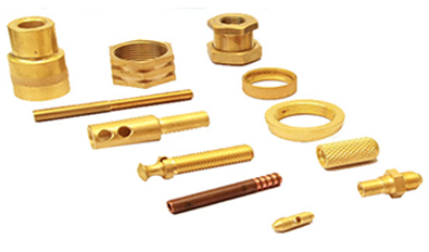 brass turned parts components
