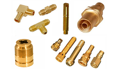 brass turned parts components